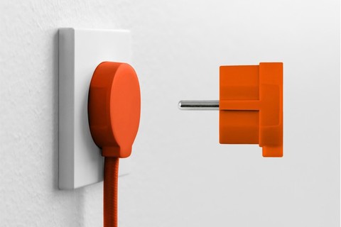 NORM F Plug (250V, Schuko, 16A) - Orange