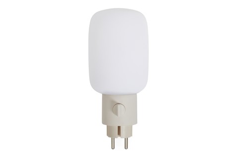 Pedestal Plug-in Lamp - Pearl