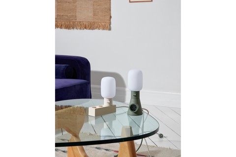 Pedestal Plug-in Lamp - Lifestyle