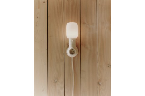 Pedestal Plug-in Lamp - Lifestyle