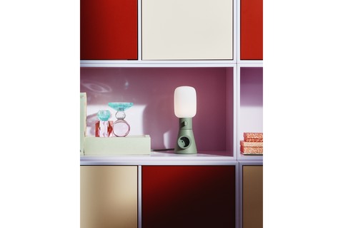 Pedestal Plug-in Lamp - Lifestyle