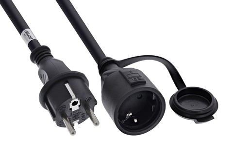 230V power extension cord for outdoor use IP44 (CEE7/7 – CEE7/3)