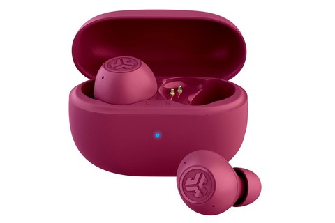 JLab Audio Go Pop wireless earbuds | ANC - Fuchsia
