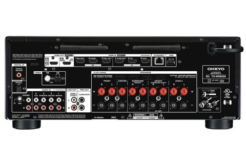 Onkyo TX-NR6050 surround receiver (7.2 system) - Back