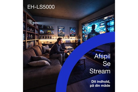Epson EH-LS5000 projector (3LCD, UHD, 150W) - Lifestyle