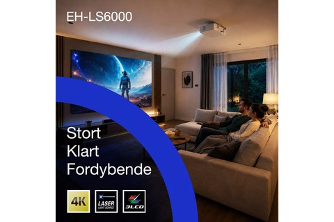 Epson EH-LS6000 projector (3LCD, UHD, 195W) - Lifestyle