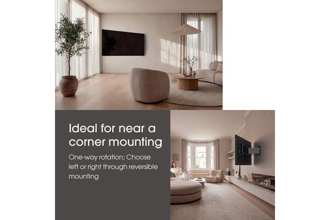 Vogels Signature TVMe 5675 Motorized wall mount (40–88) - Lifestyle