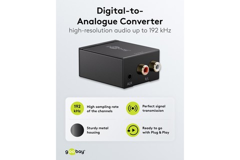 Digital to analog stereo audio converter - Lifestyle