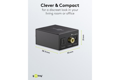 Digital to analog stereo audio converter - Lifestyle