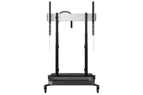 Vogels Rise 5205 Motorized floorstand movable monitor trolley (43-98, max. 120kg.) - Front