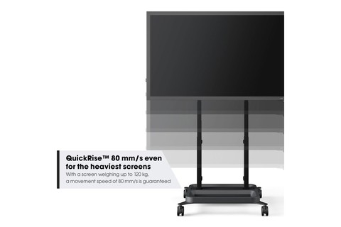 Vogels Rise 5208 Motorized floorstand movable monitor trolley (55-98, max. 120kg.) - Lifestyle
