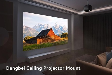 Dangbei Projector Ceiling Mount (10-40 cm.) - Lifestyle