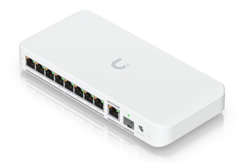 Ubiquiti Flex 8 port Gigabit network switch (2.5 GbE, PoE+) - Hero