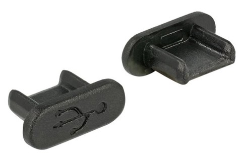 Dust Cover for USB 2.0 Micro-B Female | Black