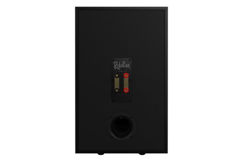 Klipsch Heritage Rebellion Premium Bookshelf Speaker - Black - Back