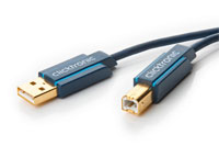 Clicktronic Casual USB 2.0 cable (USB A-B), 0.50 meter