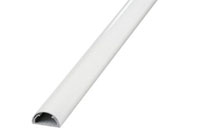 Bosscom aluminium cablecover, 25 mm., white, 1.50 meter
