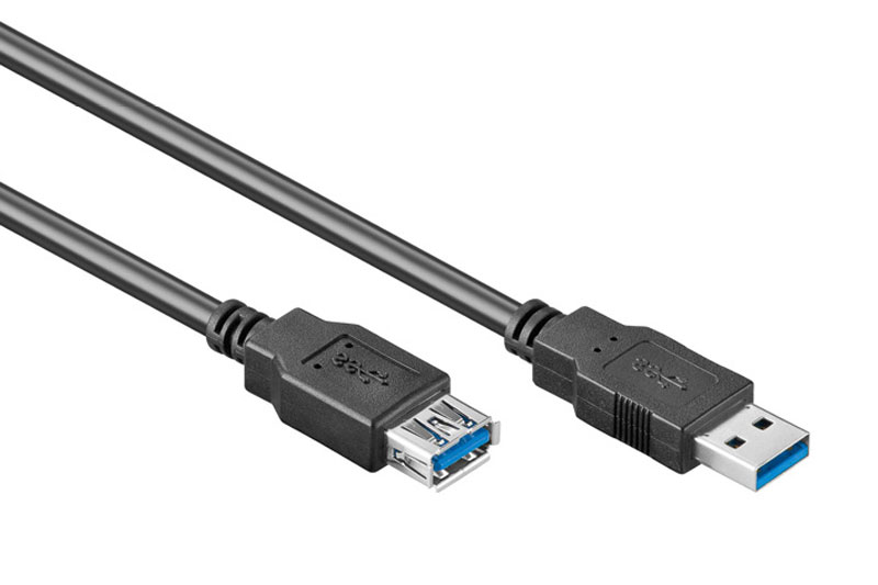 Rallonge USB 3.2 Gen 1 bleue 3m