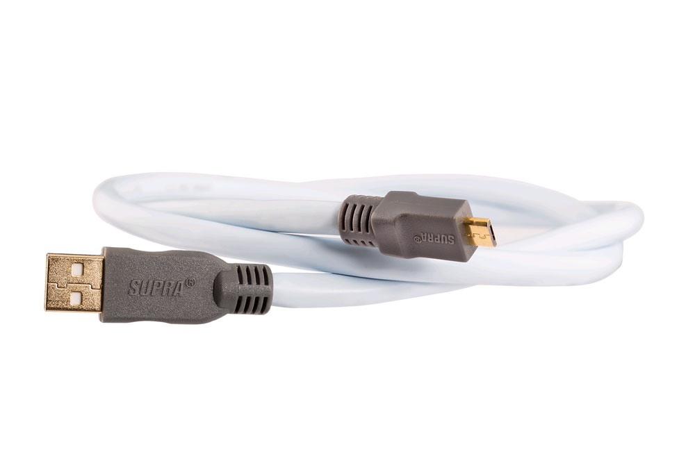 bijvoeglijk naamwoord rijm stuiten op SUPRA USB 2.0 Audio Cable (USB A – Micro B)