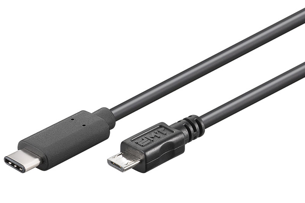 USB 2.0 cable (USB C - Micro B)