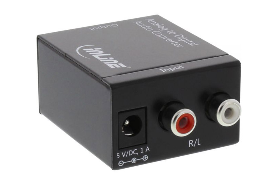 Digital Audio Coax SPDIF Phono RCA to Optical TOS Converter