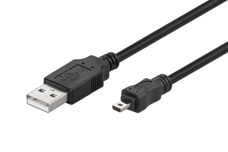 Hilsen krone Knoglemarv USB 2.0 kabel (USB A – Mini B/8p)
