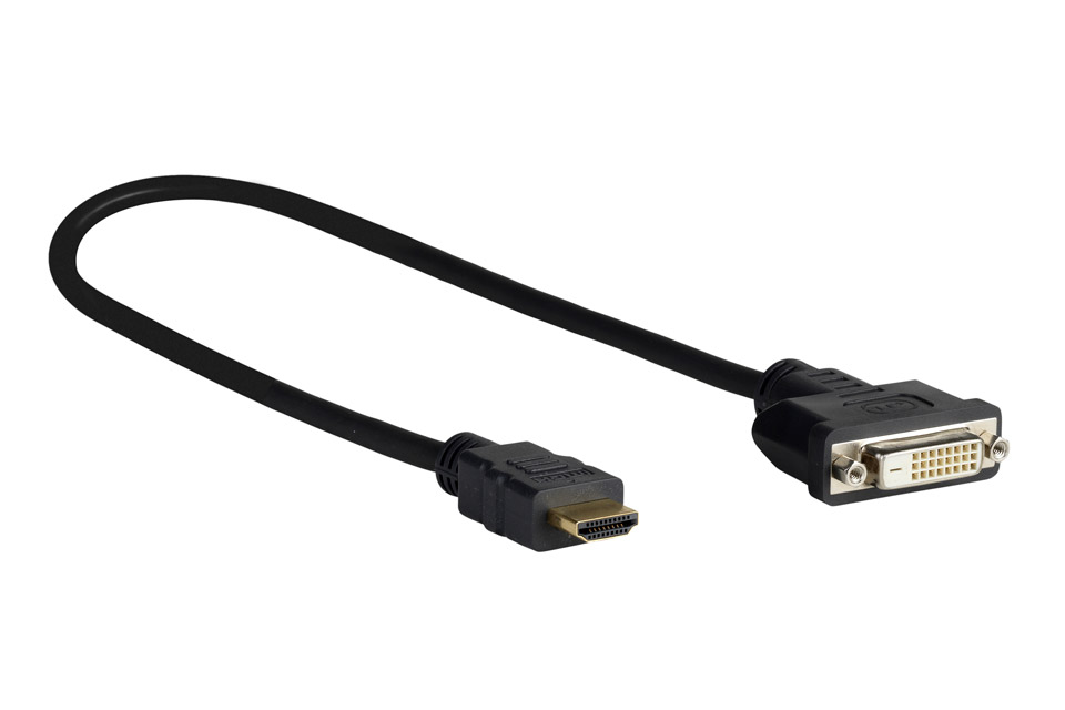 Tilskyndelse Resignation højttaler Vivolink HDMI - DVI adapter kabel (HDMI han - DVI hun)