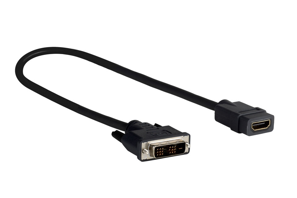 Vivolink DVI - HDMI adapter cable - HDMI female)