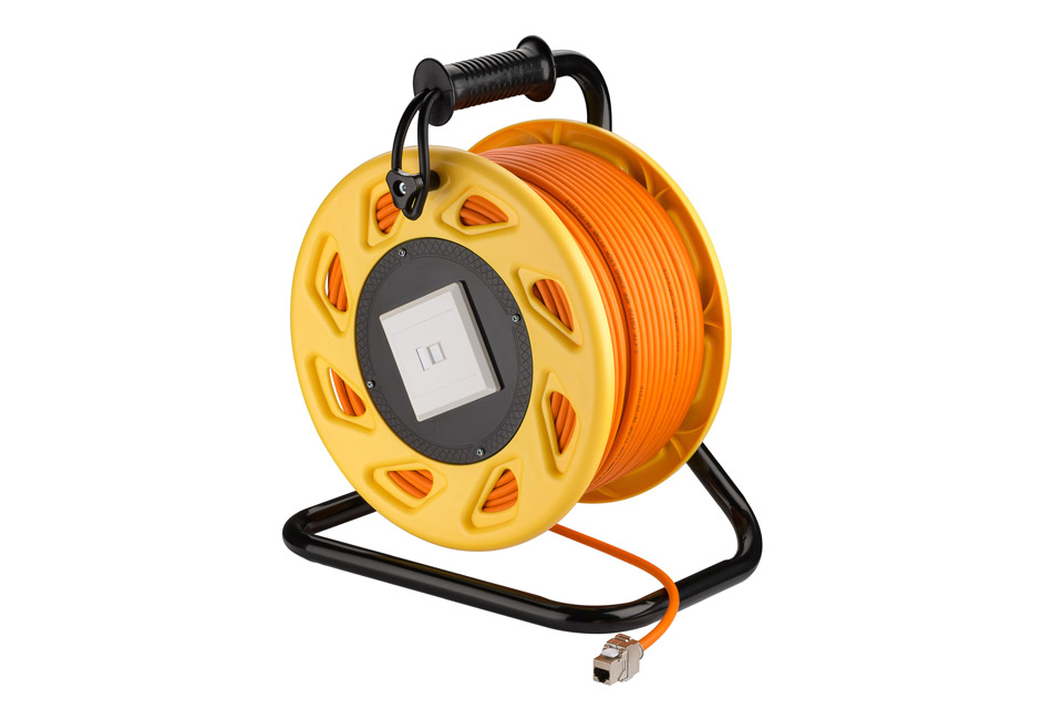 Network extension cable reel