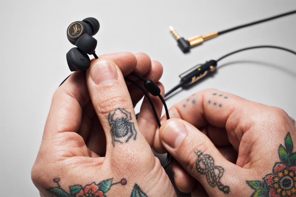 in-ear EQ Mode Marshall headphones