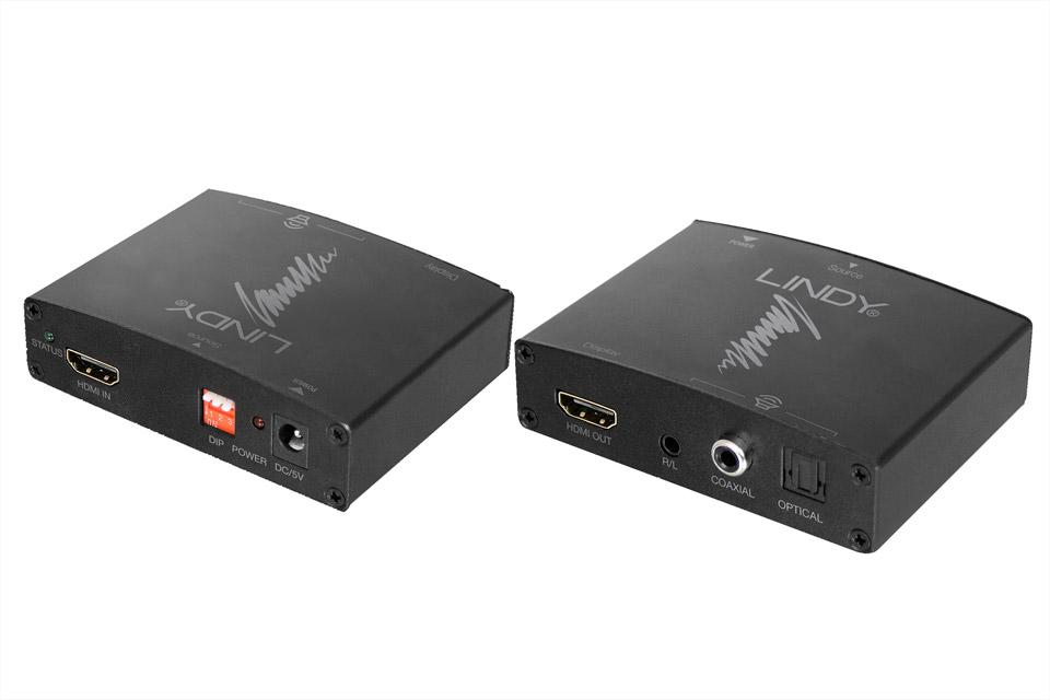 Lindy HDMI audio extractor with 4K bypass
