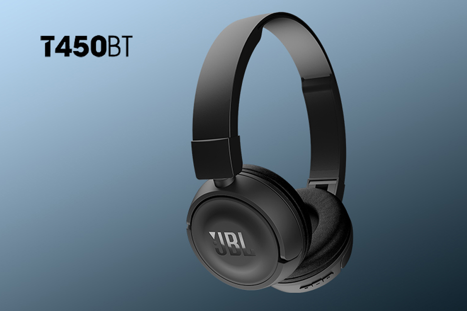 JBL T450 BT wireless on-ear headphones