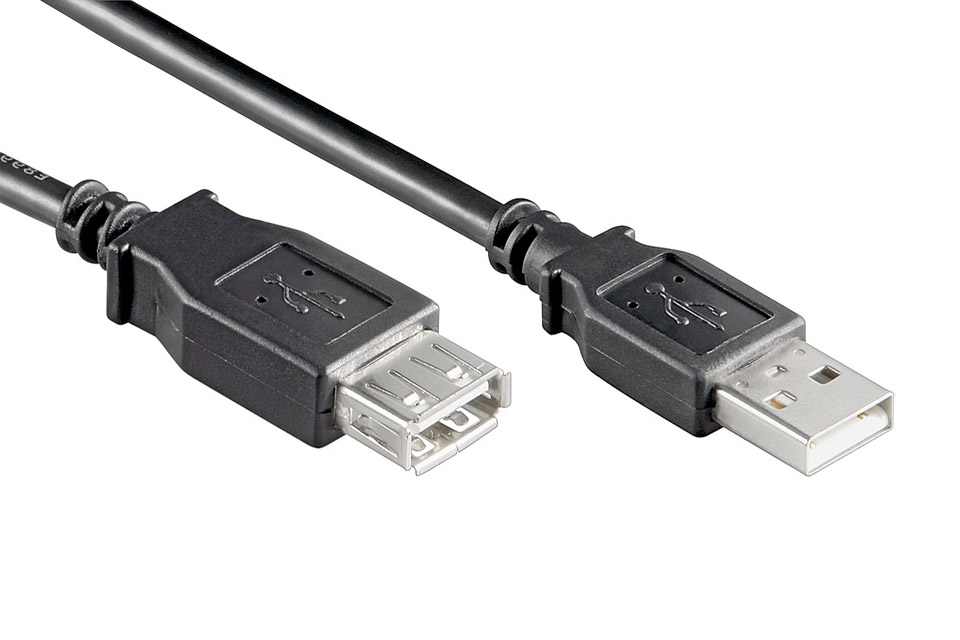 USB-A forlængerkabel | 2.0 (hun-han)