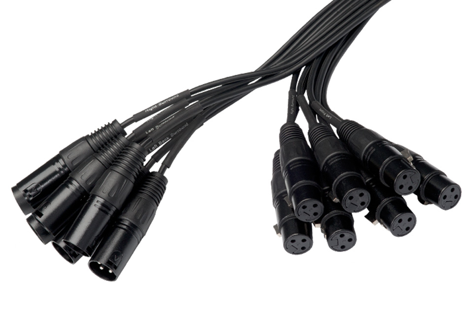 Emotiva 7XLR balanced audio XLR audio cable, 7 channel