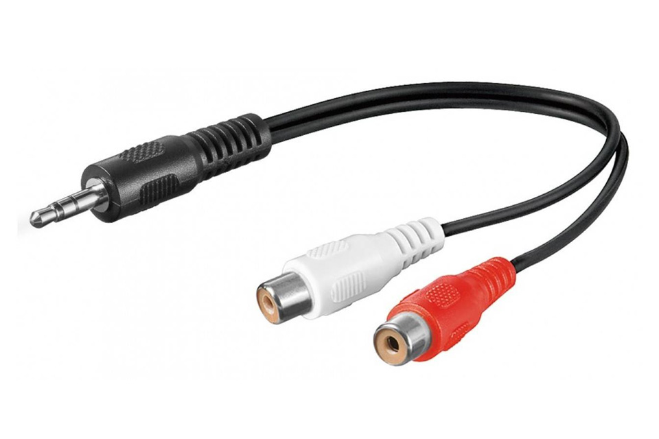 Clicktronic stereo Phono RCA cable
