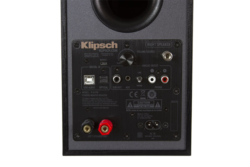 Klipsch Reference R-41PM active bookshelf speaker
