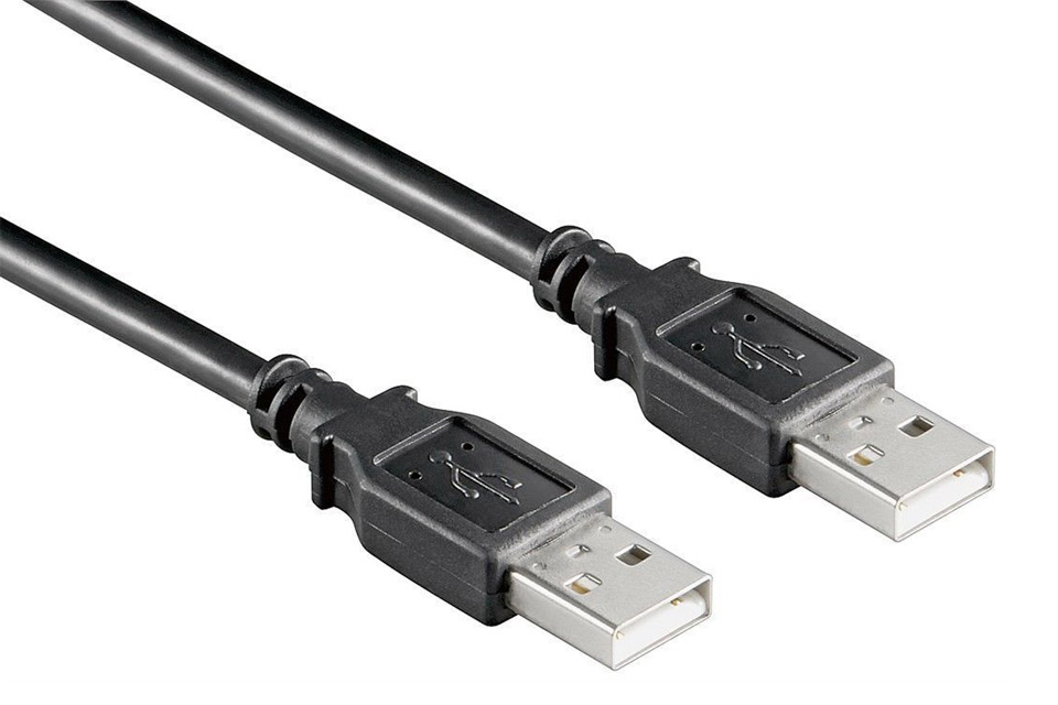 USB 2.0 cable (USB A – A)