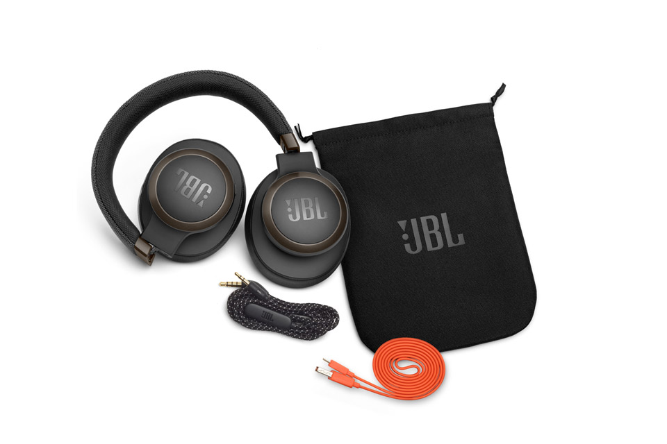 JBL Live 650BTNC hovedtelefoner, sort