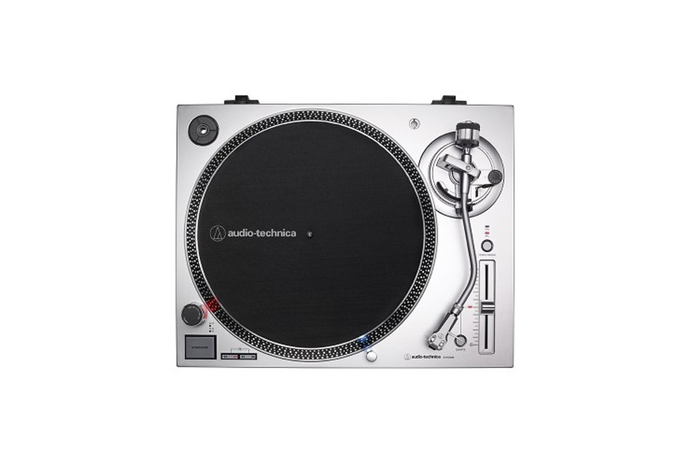 Audio-Technica AT-LP120XUSB turntable, silver