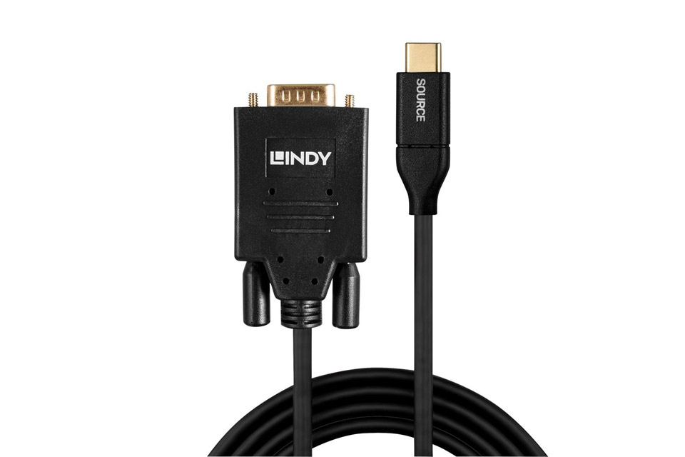Snel Omgeving Moedig Lindy USB Type C to VGA Adapter Cable