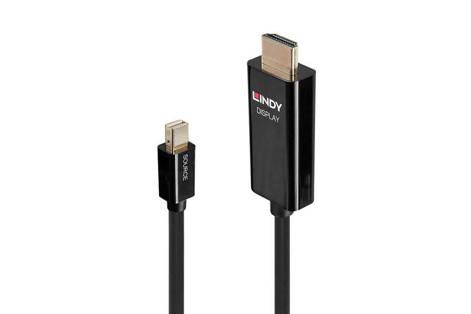 side Troende sandhed Lindy Mini DisplayPort till HDMI 4K-adapterkabel
