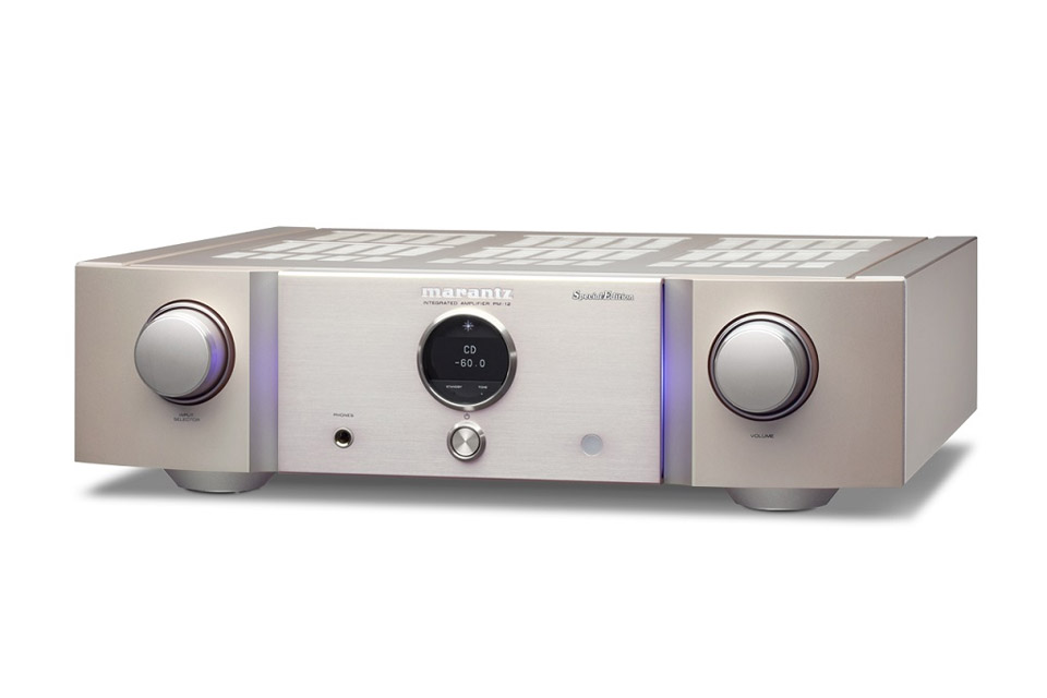 Marantz PM-12SE stereo amplifier, silver/gold