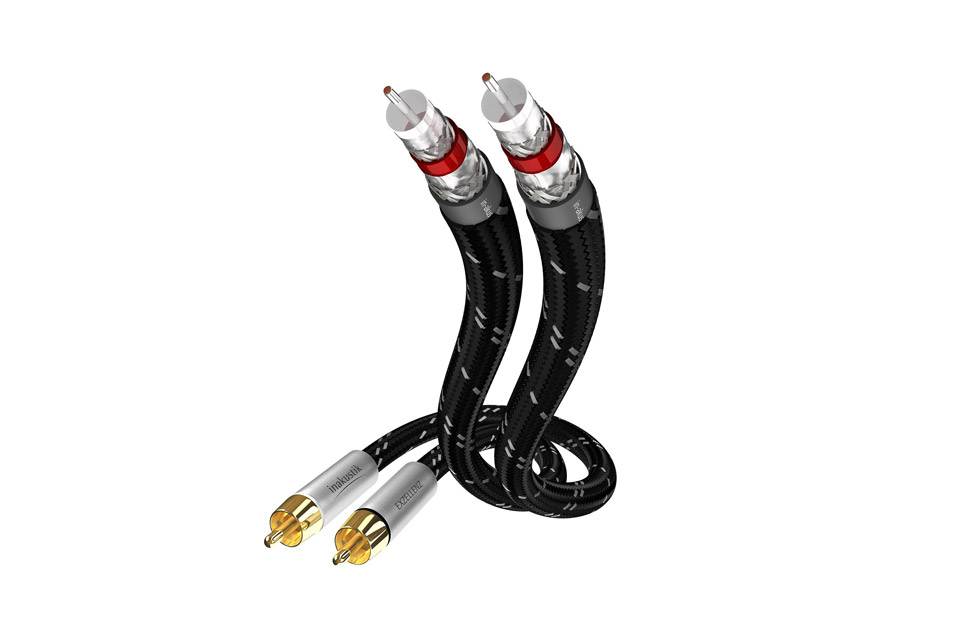 MUSIC STORE Phono RCA Cable 1 m Metal Connectors