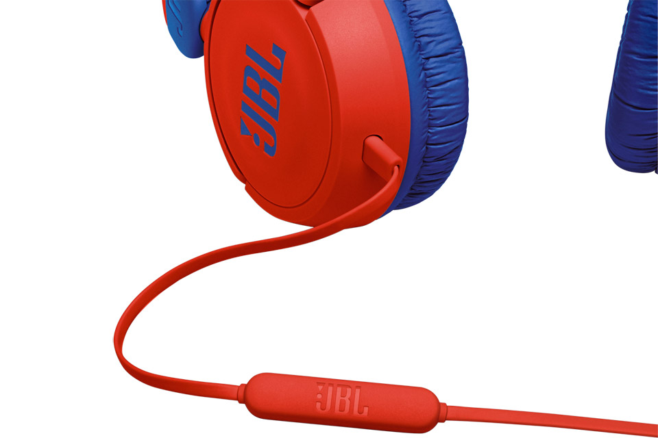 JBL JR310 headphones, red
