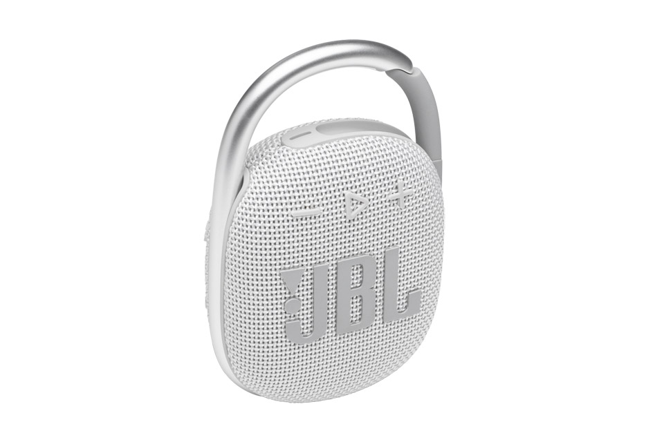 JBL Clip 4 bluetooth speaker, white