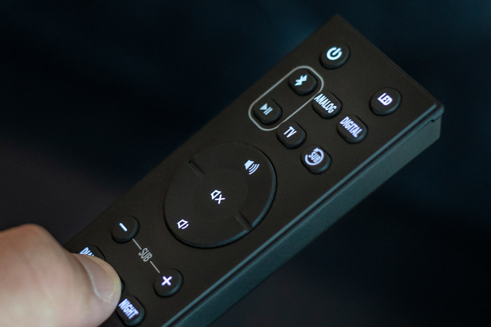 Klipsch cinema 600 soundbar with wireless subwoofer - Remote