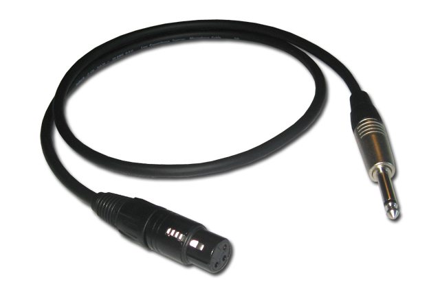 AV-advance XLR mono - 6.3 mm. Jack audio cable (XLR socket to 6.3 mm. Jack  plug)