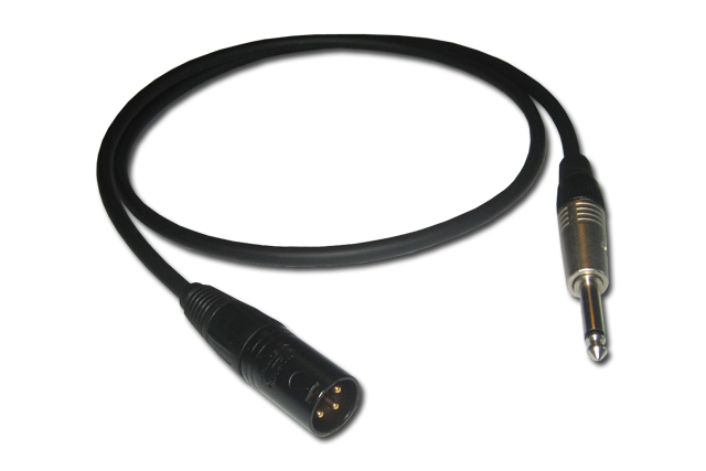 AV-advance Mini XLR to mono Jack cable (mini female - 6.3 mm male)