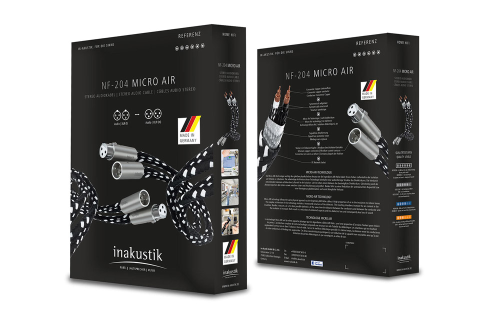 Inakustik Referenz NF-204XLR Micro Air stereo cable