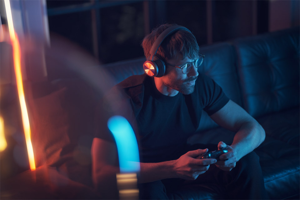 BO Play Portal gamings headphones, lifestyle